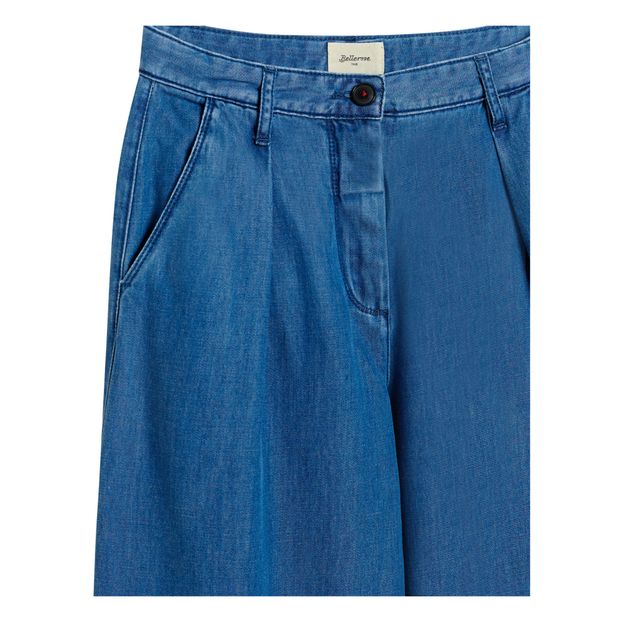 Papa wide-legged denim trousers-product