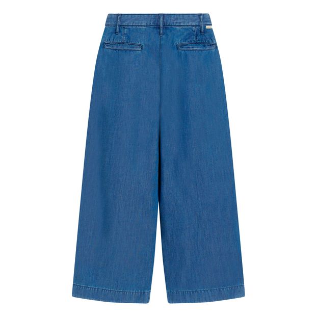 Papa wide-legged denim trousers-product