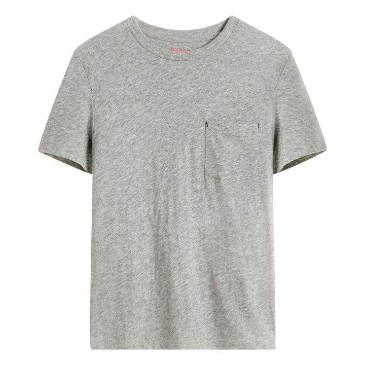 Camiseta con bolsillo Aldo | Gris Jaspeado- Imagen del producto n°0