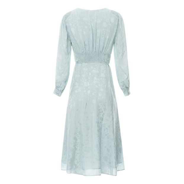 Vestido midi jacquard de flores-product