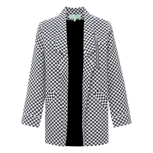 Manteau Tichy Jacquard Damier-product