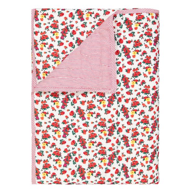 Manta acolchada reversible Alice Flowers-product