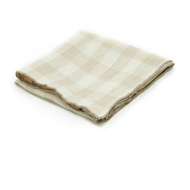 Bourdon tea towel in vintage canvas-product