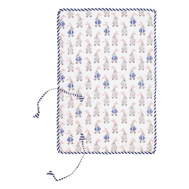 Rabbit printed travel changing mat-product