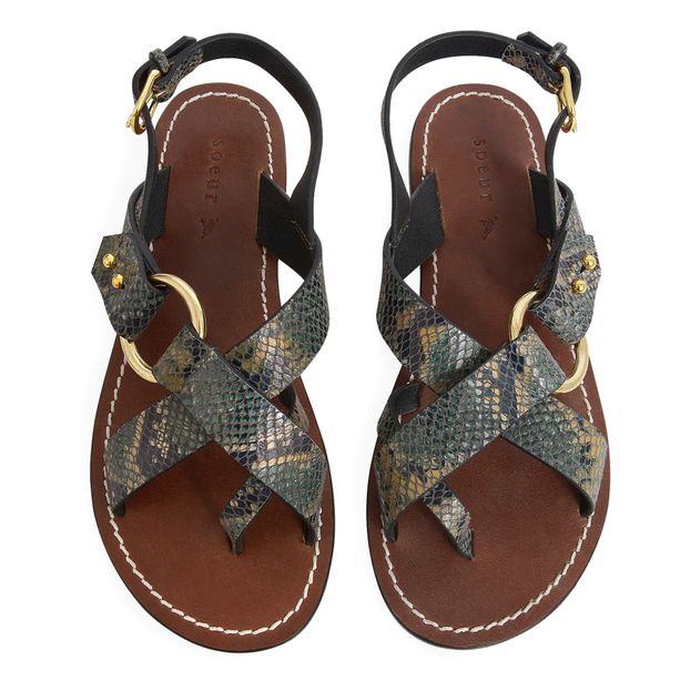 Sandalias Piel tipo pitón Florence-product