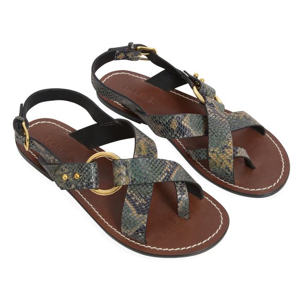 Sandalias Piel tipo pitón Florence-product
