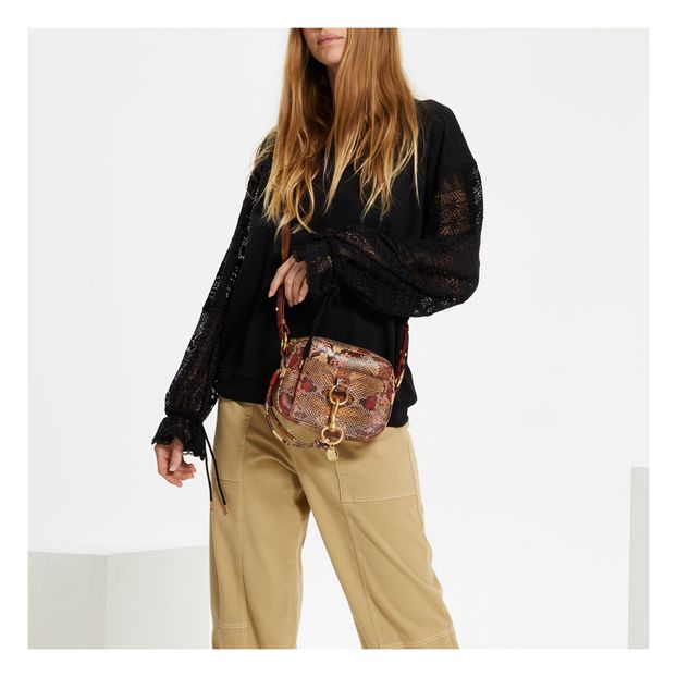 Bolso Tony Piel Efecto Pitón-product