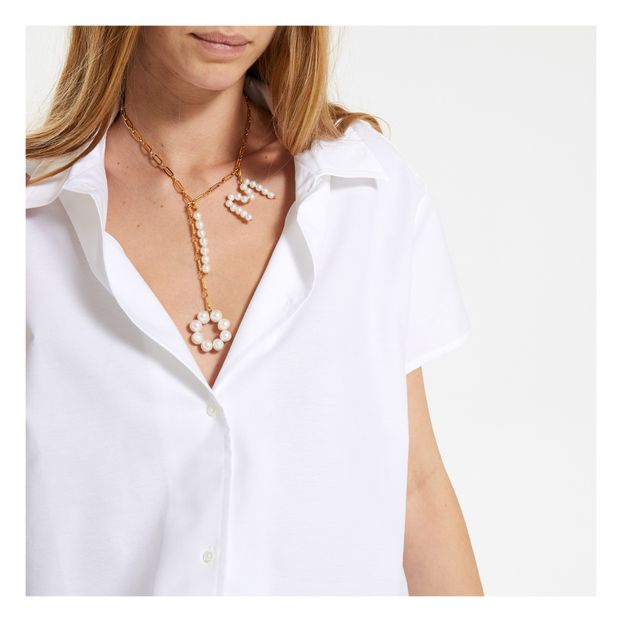 Pendentif Perles Lettre M-product