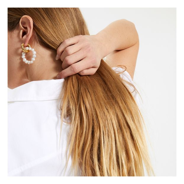 Mismatched Pearl Earrings-product