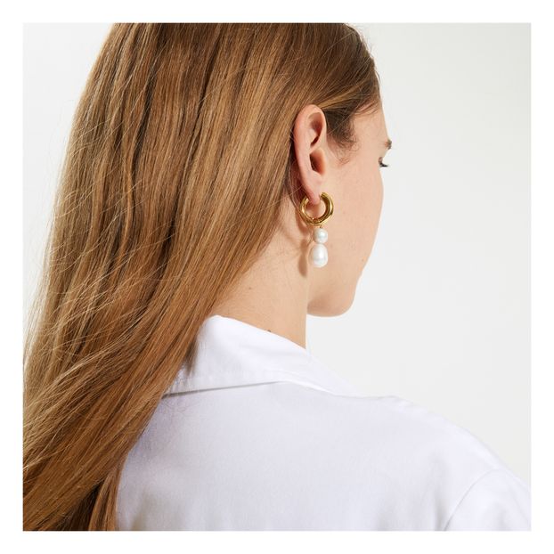 Mismatched Pearl Earrings-product