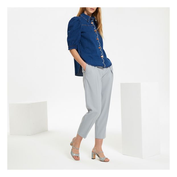 Chemise Denim Manches 3/4-product