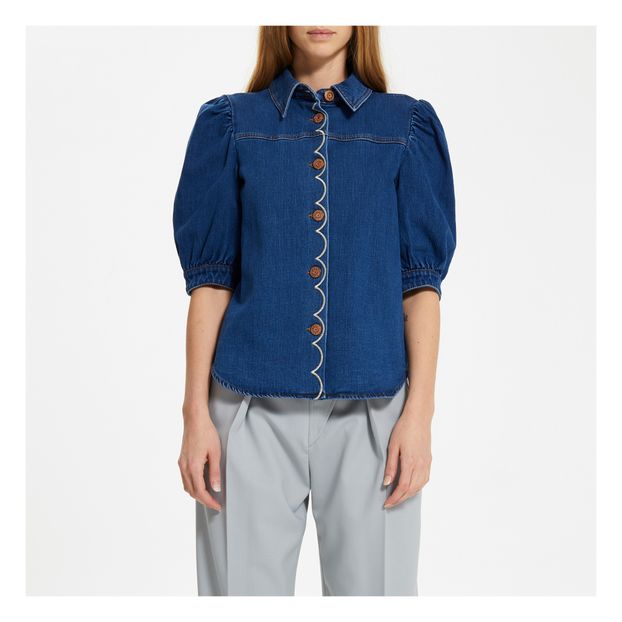 Chemise Denim Manches 3/4-product