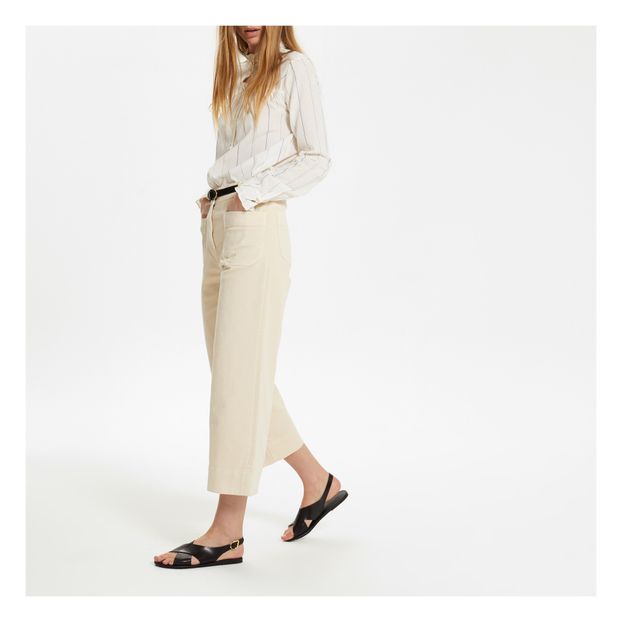 Seakey Cropped Flare Jeans-product