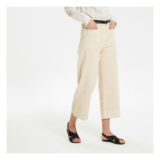 Seakey Cropped Flare Jeans-product