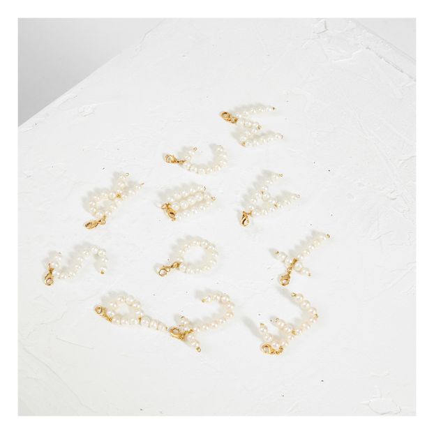 Pendentif Perles Lettre O-product