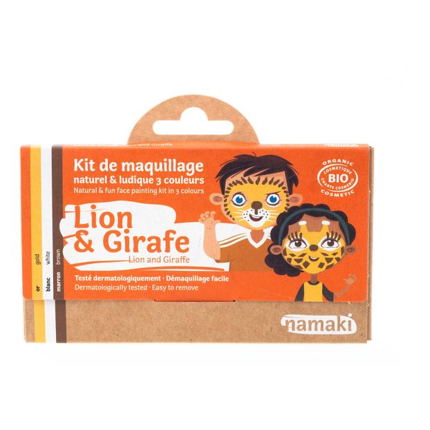 Kit pittura viso bio Leone & Giraffa -product
