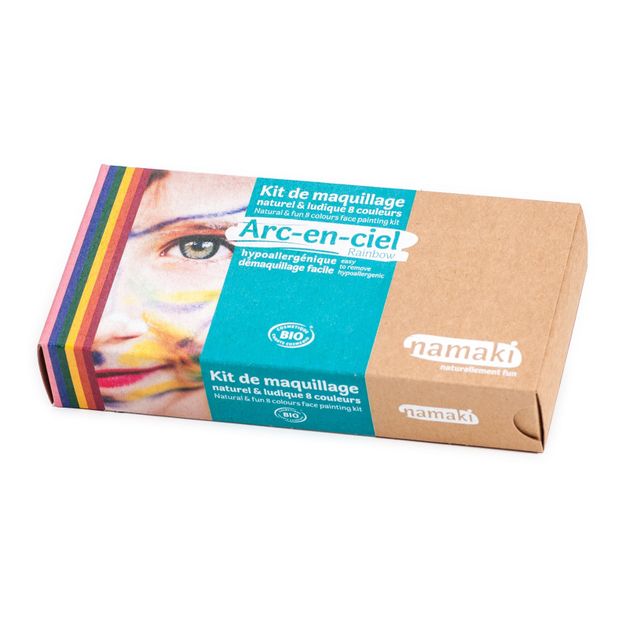 Rainbow organic face painting kit-product