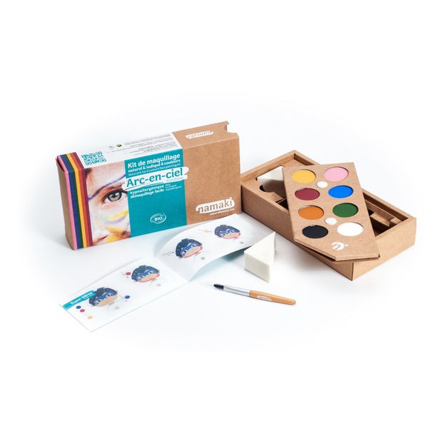 Rainbow organic face painting kit-product