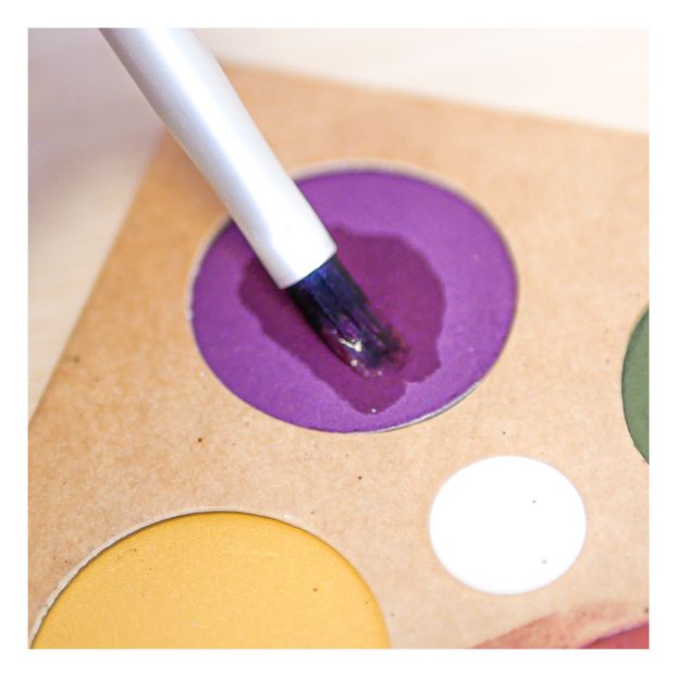 Rainbow organic face painting kit-product