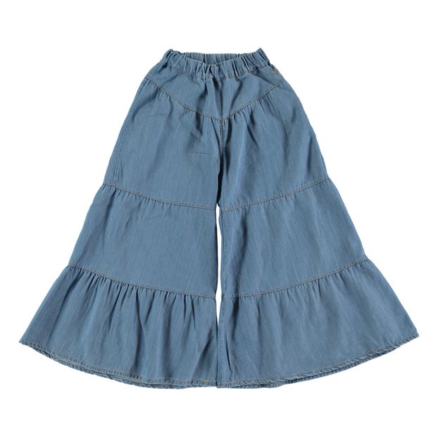 Soft Denim Wide-legged Trousers-product