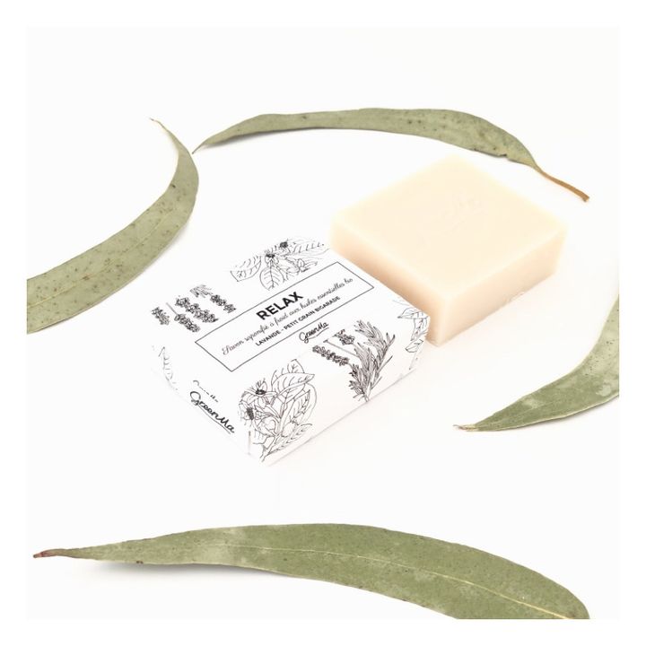 Jabón Relax con aceites esenciales de lavandín - 100 g- Imagen del producto n°3