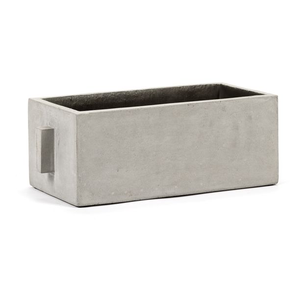 Jardinera rectangular en cemento-product