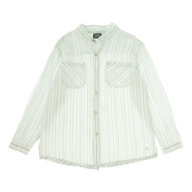 Striped Cotton and Linen Shirt-product