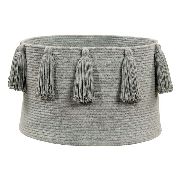 Storage Basket with Pompoms-product