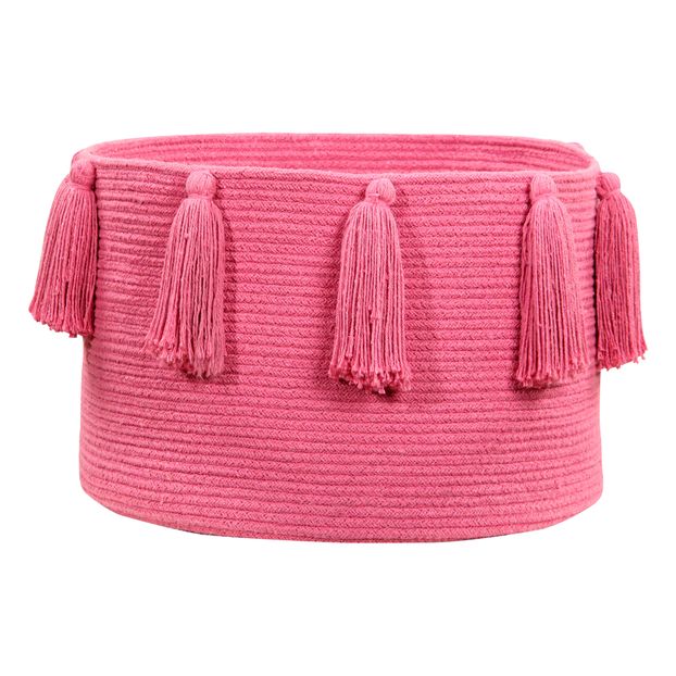 Storage Basket with Pompoms-product