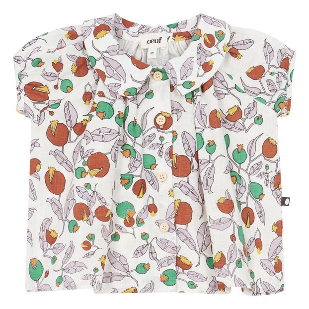 Floral linen blouse-product