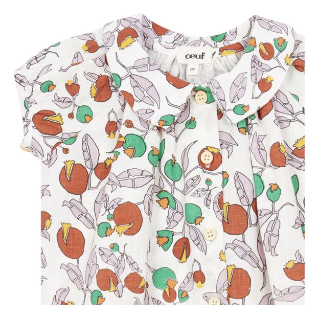 Floral linen blouse-product