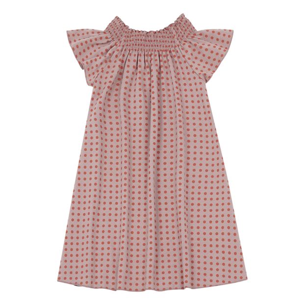 Polkadot organic pima cotton dress-product