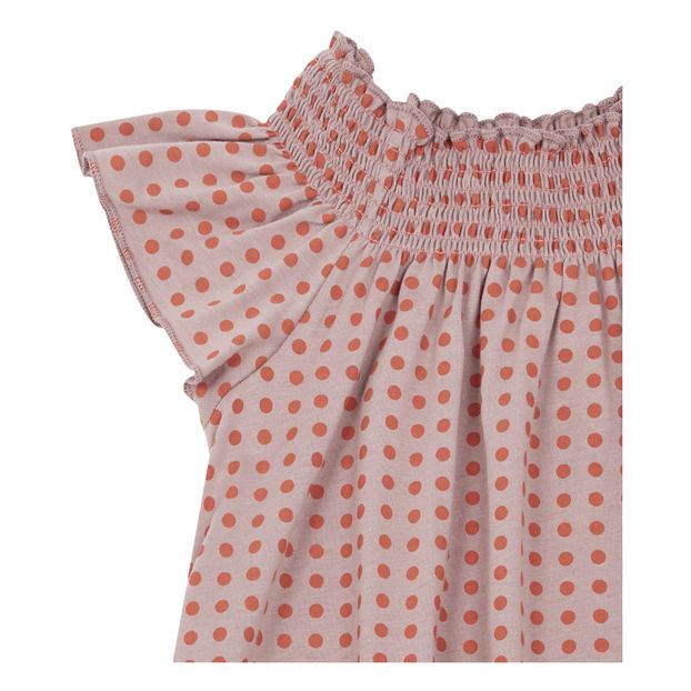 Polkadot organic pima cotton dress-product