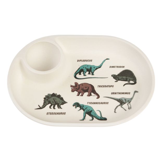 Prehistoric Bamboo Plate and Egg Cup-product