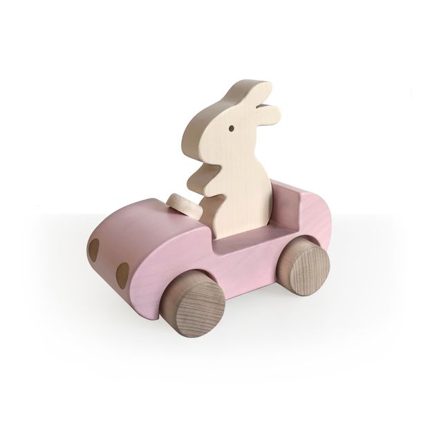 Schiebeauto Hase aus Holz-product