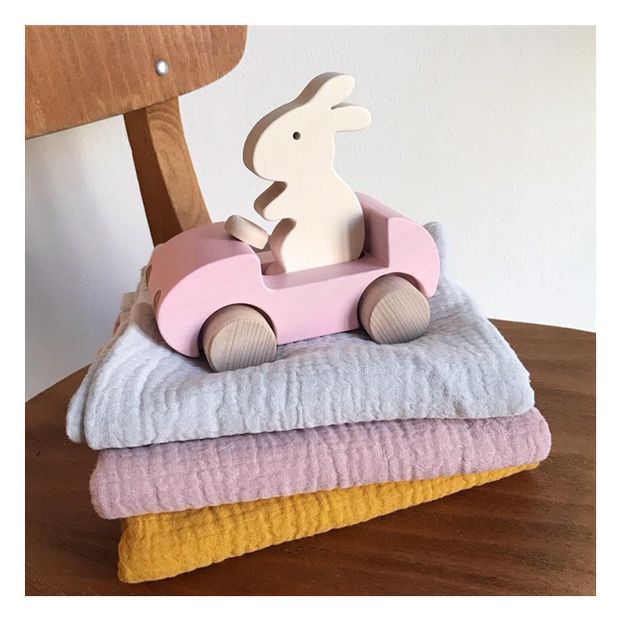 Schiebeauto Hase aus Holz-product