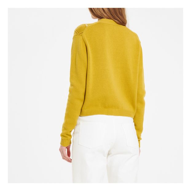 Cardigan à perles brodées-product