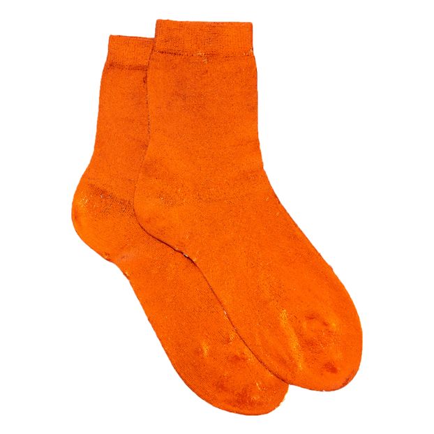Chaussettes en soie mélangée enduite métallisée-product