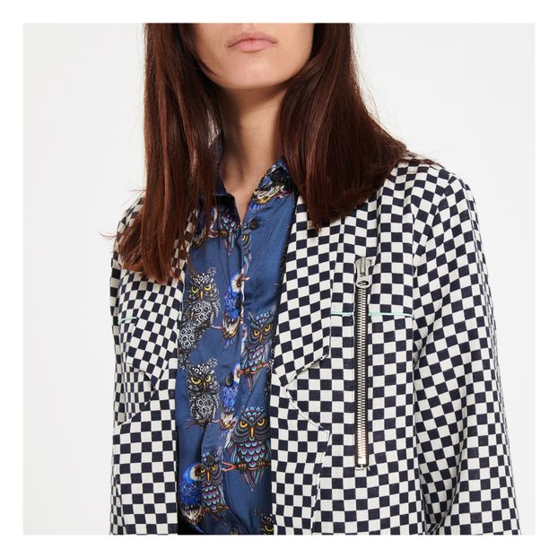 Manteau Tichy Jacquard Damier-product