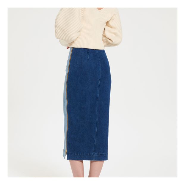 Jupe Denim Chanvre & Coton Bio Uma-product