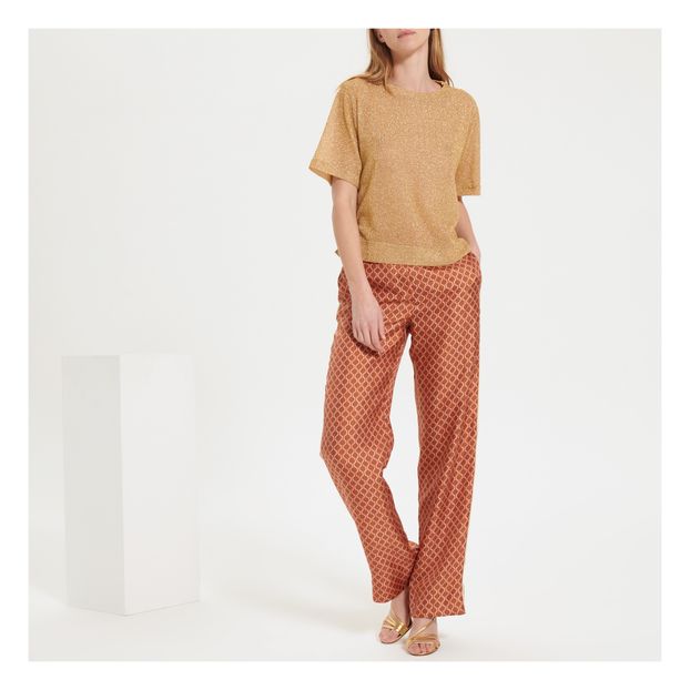 T-shirt Lurex Malva-product
