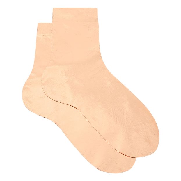 Chaussettes en soie mélangée enduite métallisée-product