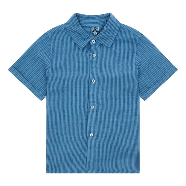 Ice cotton and linen shirt-product