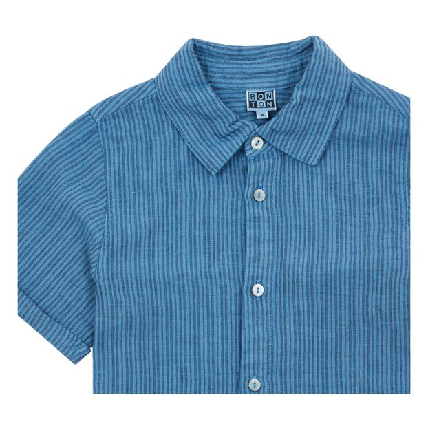 Ice cotton and linen shirt-product