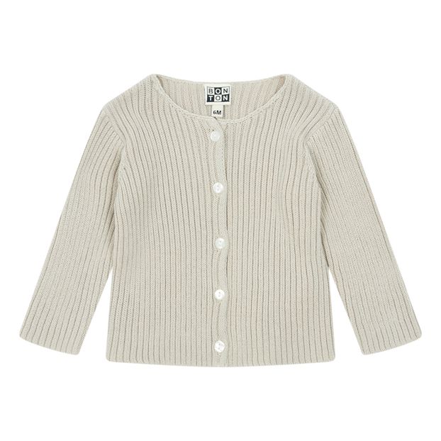 Cardigan Côtelé Coton Bio Mouton-product