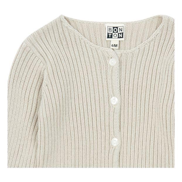 Cardigan Côtelé Coton Bio Mouton-product