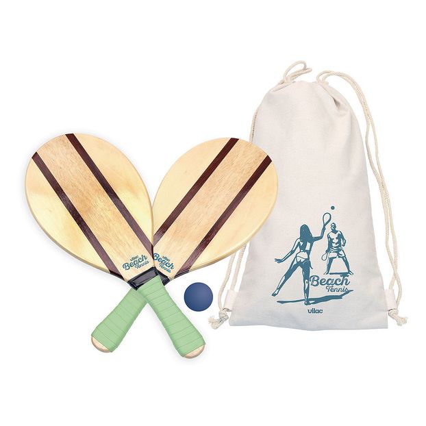 Jeu de raquettes de plage vintage-product