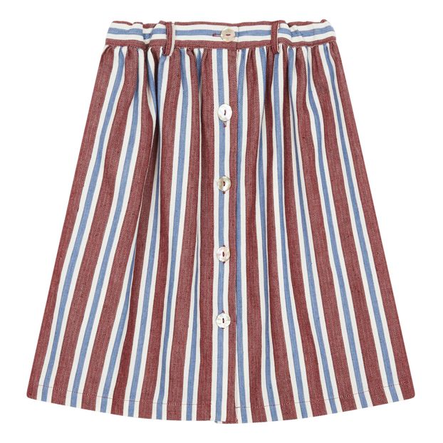 Striped Linen Maxi Skirt-product