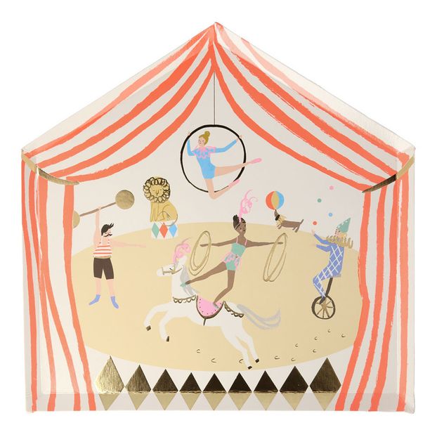 Circus Cardboard Plates - Set of 8-product