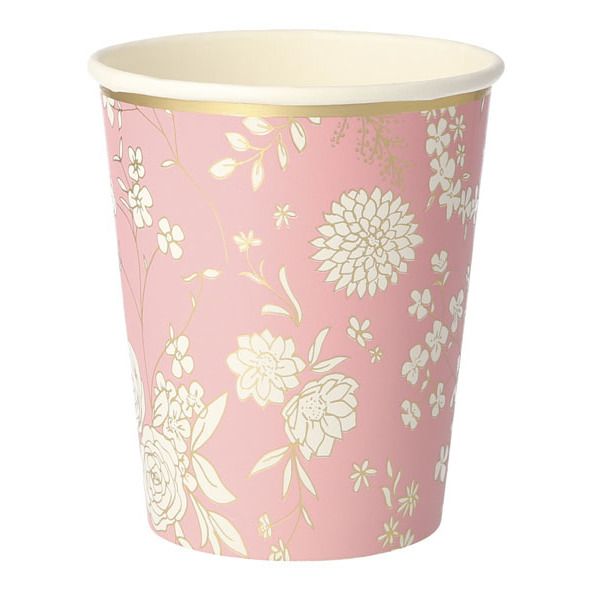 Vasos de papel English Garden - Set de 8-product